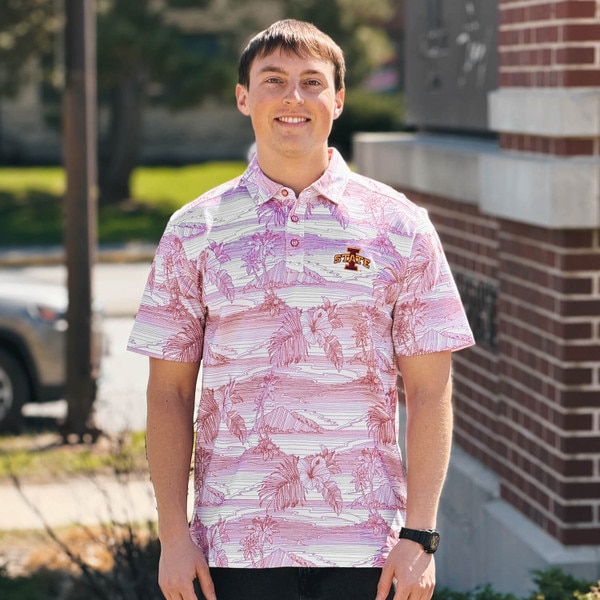 Tommy Bahama Corsica Coast I-State Cardinal Button-Up Shirt